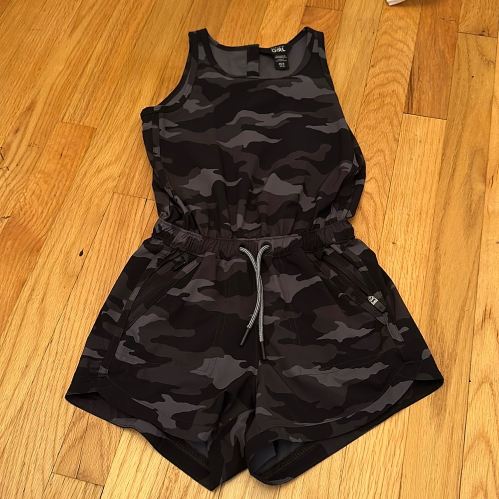 Athleta camo romper